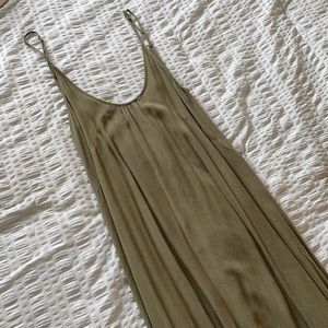 Olive Green Midi Dress